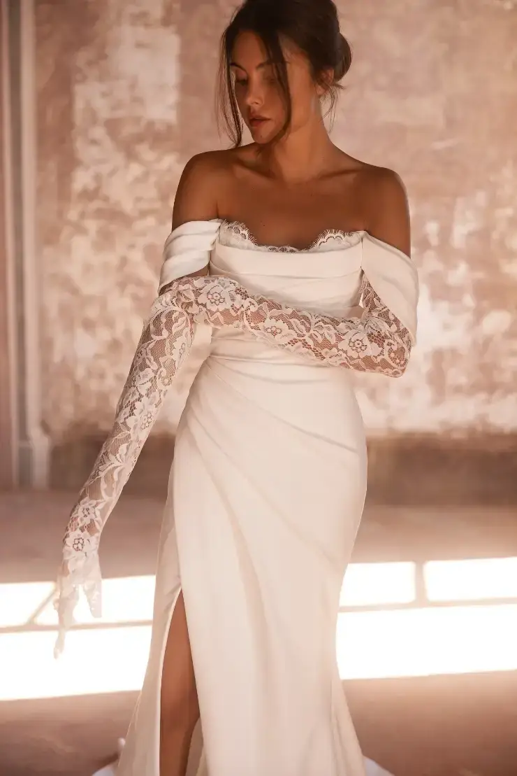 Bridal Bliss in Kent: Discovering Your Dream Wedding Dress with Sleeves Image