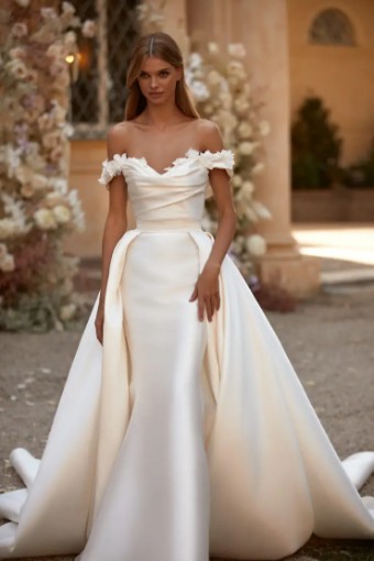 Milla Nova Luciana with Overskirt Luciana with Overskirt #2 Ivory thumbnail