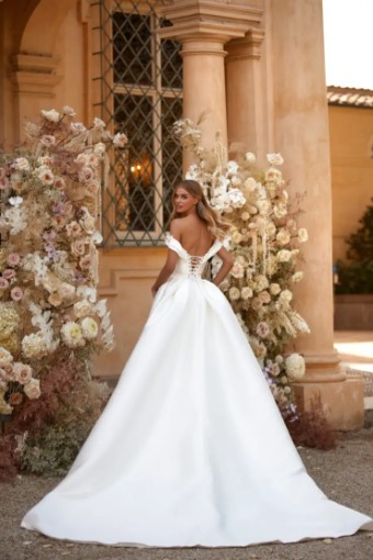Milla Nova Luciana with Overskirt Luciana with Overskirt #1 Ivory thumbnail