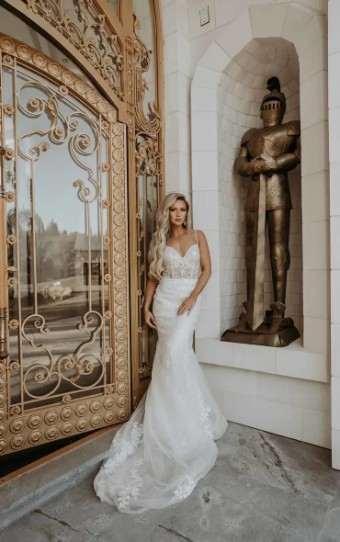 Stella York Sailor 7519IZ #0 default (IVIV-PL) Ivory Lace & Tulle ov Ivory Gown w Porcelain Tulle Illusion thumbnail