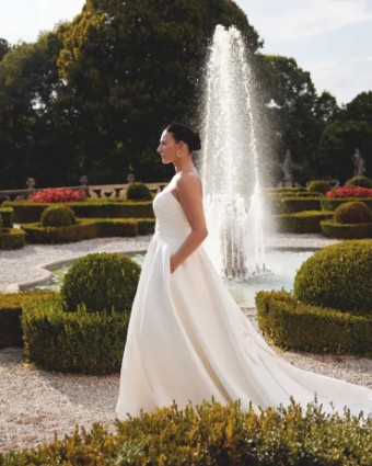 Justin Alexander Estelle Estelle 88261 #6 Ivory thumbnail
