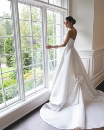 Justin Alexander Estelle Estelle 88261 #7 Ivory thumbnail