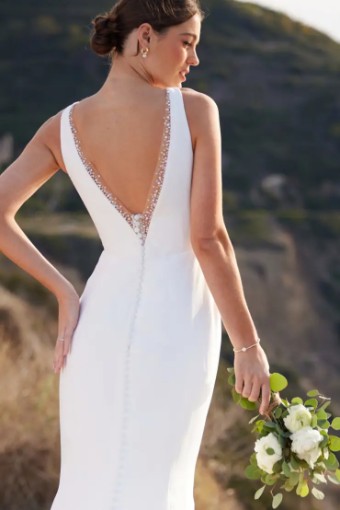 Essense Flora D3763 #3 (IV-PL) Ivory Gown w Porcelain Tulle Illusion thumbnail