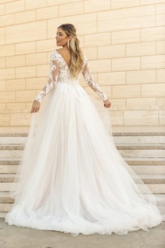 Stella York Sadie Long Sleeves 7725 #3 default (IV-IV) Ivory Lace and Tulle over Ivory Gown thumbnail