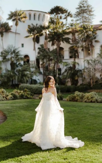 Martina Liana Leon Dress & Sleeves 1443ZZ #0 default (IVR) Ivory thumbnail