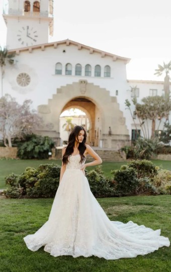Martina Liana Leon Dress & Sleeves 1443ZZ #7 (IVR) Ivory thumbnail