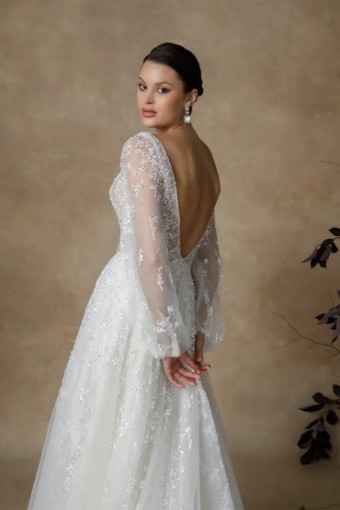 Justin Alexander Gala without Sleeves 88340 #2 Sand/Ivory/Light Gold thumbnail