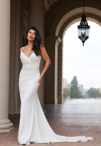 Stella York Sofia 7753 #0 default (IV-PL) Ivory Gown w Porcelain Tulle Illusion thumbnail