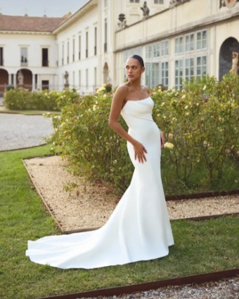Justin Alexander Hayden Dress Only 88349 #0 default Ivory thumbnail