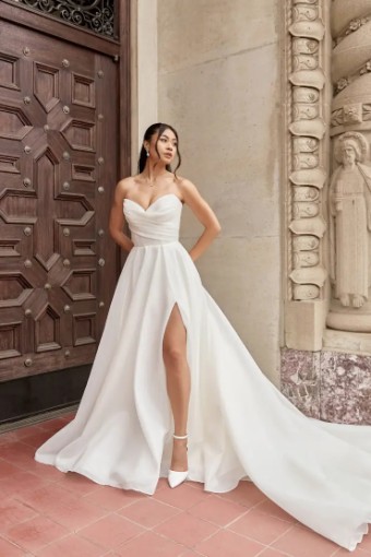 Essense Rose D3941ZZ #0 default (IV-IV) IVORY LUXE ORGANZA OVER IVORY GOWN thumbnail