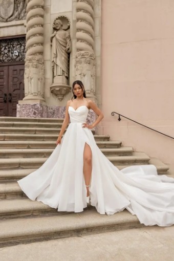 Essense Rose D3941ZZ #3 default (IV-IV) IVORY LUXE ORGANZA OVER IVORY GOWN thumbnail