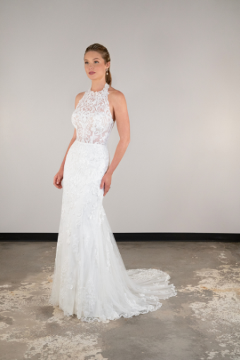Essense Cornflower D4120IV11 #4 (IV-IV) Ivory Lace and Tulle over Ivory Gown thumbnail