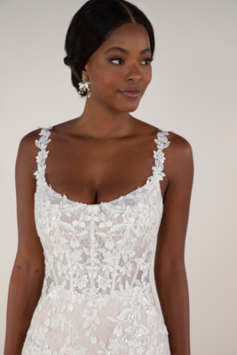 Stella York Sammy 7941CQ11 #6 default (IVBC-PL) IVORY LACE OVER BISCOTTI GOWN W PORCELAIN TULLE ILLUSION thumbnail