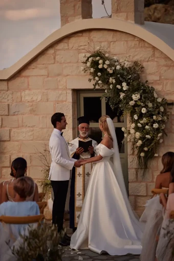 Milla Nova Valora Elegant Off-Shoulder Gown with Flowing Skirt #2 Ivory thumbnail