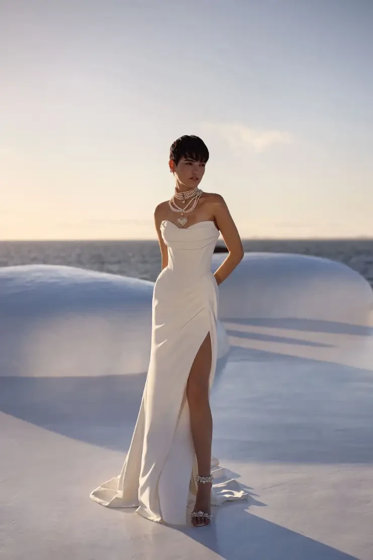 knee length dresses for ladies Milla Nova Aminata Wedding Dress