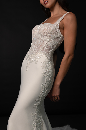 Martina Liana Langley ML1857 #7 default (IV-PL) Ivory Gown w Porcelain Tulle Illusion thumbnail