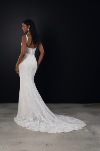 Martina Liana Vancouver 1821 #6 (IV-RUM) Ivory Lace and Tulle over Rum Gown thumbnail