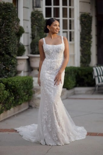 Martina Liana Vancouver 1821 #0 default (IV-RUM) Ivory Lace and Tulle over Rum Gown thumbnail