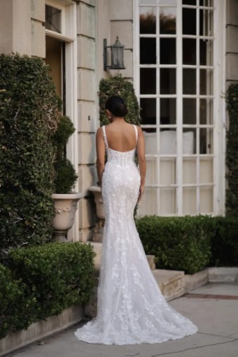 Martina Liana Vancouver 1821 #3 (IV-RUM) Ivory Lace and Tulle over Rum Gown thumbnail
