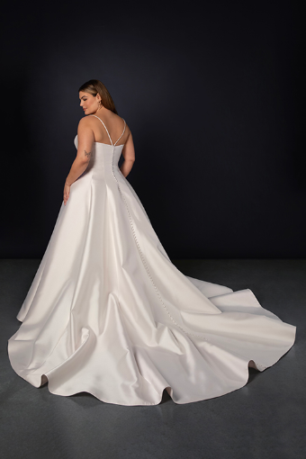 Martina Liana Brandon ML1926 #10 (IV-IV) IVORY GOWN AND IVORY BODYSUIT W IVORY MATTE MIKADO TRIM thumbnail