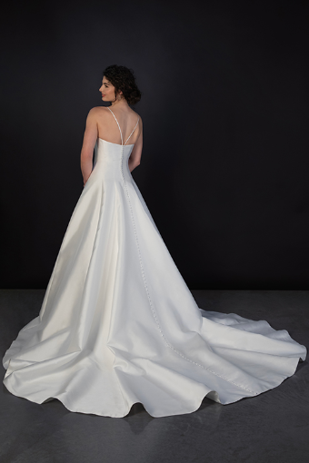 Martina Liana Brandon ML1926 #8 (IV-IV) IVORY GOWN AND IVORY BODYSUIT W IVORY MATTE MIKADO TRIM thumbnail