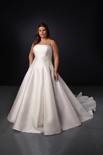 Martina Liana Brandon ML1926 #9 (IV-IV) IVORY GOWN AND IVORY BODYSUIT W IVORY MATTE MIKADO TRIM thumbnail