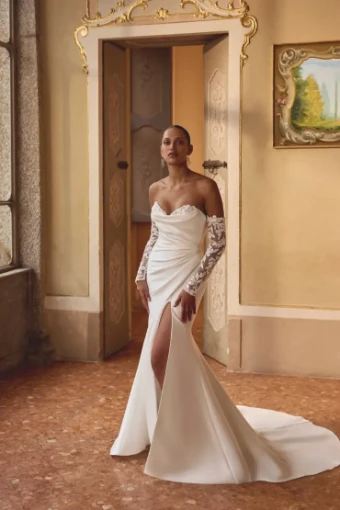 Justin Alexander Kendall Dress Only Kendall 88447 #0 default Ivory/Latte thumbnail
