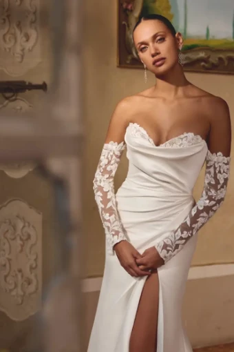 Justin Alexander Kendall Sleeve Kendall 88447SL #3 Ivory/Latte thumbnail