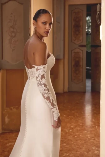 Justin Alexander Kendall Sleeve Kendall 88447SL #4 Ivory/Latte thumbnail