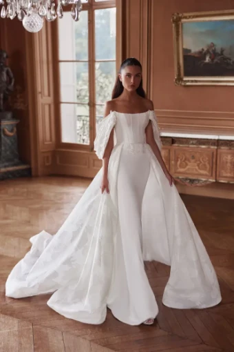 Yedyna Fedra Dress & Overskirt - ONLY HERE FOR TRUNK SHOW 8TH - 18TH OCT Fedra Dress & Overskirt - ONLY HERE FOR TRUNK SHOW 8TH - 18TH OCT #0 default Ivory thumbnail