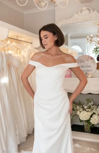 Isabella Grace Greta FL #1 Ivory thumbnail