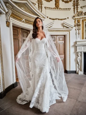 Suzanne Neville Solenne Dress without lace sleeves #0 default Ivory thumbnail