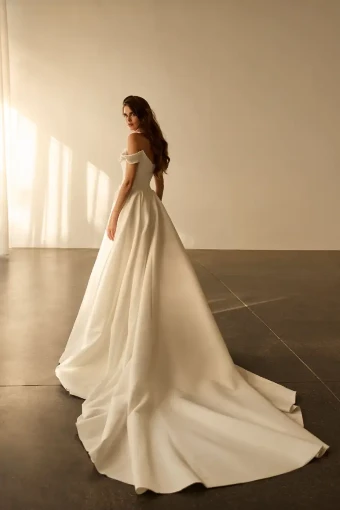 Milla Nova Grace Atelier Elegant Bridal Gown with Intricate Lace Veil #1 Ivory thumbnail