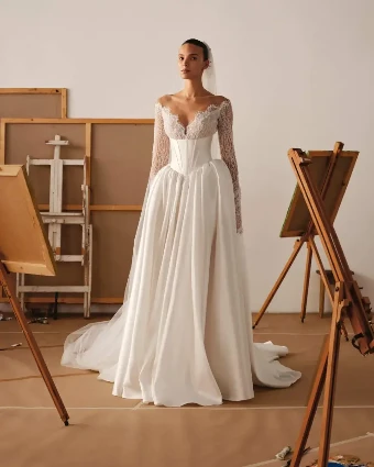 Milla Nova Cosima Cover Dress #1 Ivory thumbnail