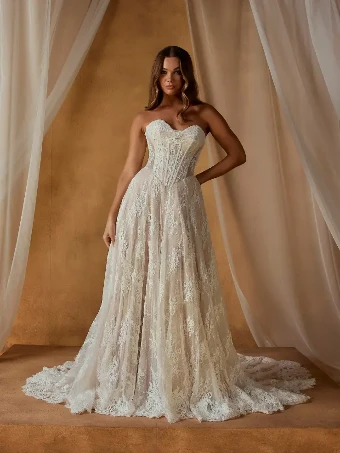 Madi Lane Nivaya (Dress only) #1 Ivory/Mocha thumbnail