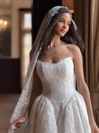 Essense of Australia Orchid #2 (IV-IV) Ivory Lace and Tulle over Ivory Gown thumbnail