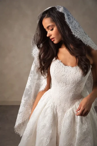 Essense of Australia Orchid #1 (IV-IV) Ivory Lace and Tulle over Ivory Gown thumbnail