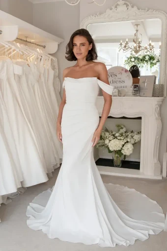 Isabella Grace Audrey Sample Sale Dress #10 Ivory thumbnail