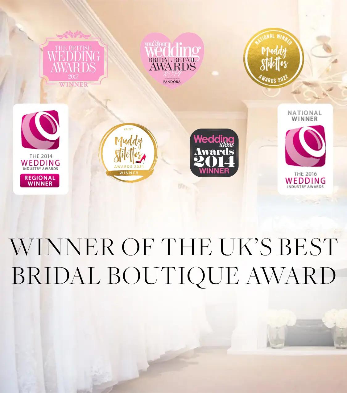 Isabella Grace winner of UK's Best Bridal Boutique Award