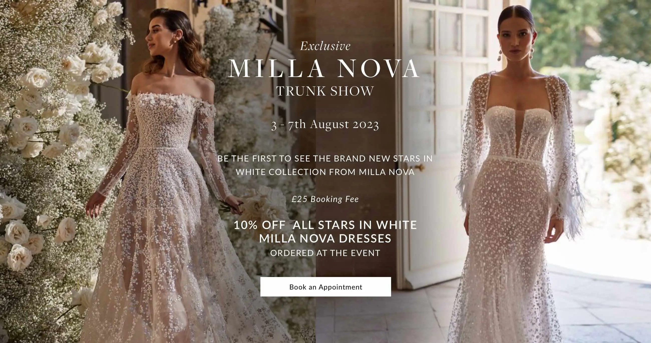 Exclusive Milla Nova Trunk Show at Isabella Grace in UK
