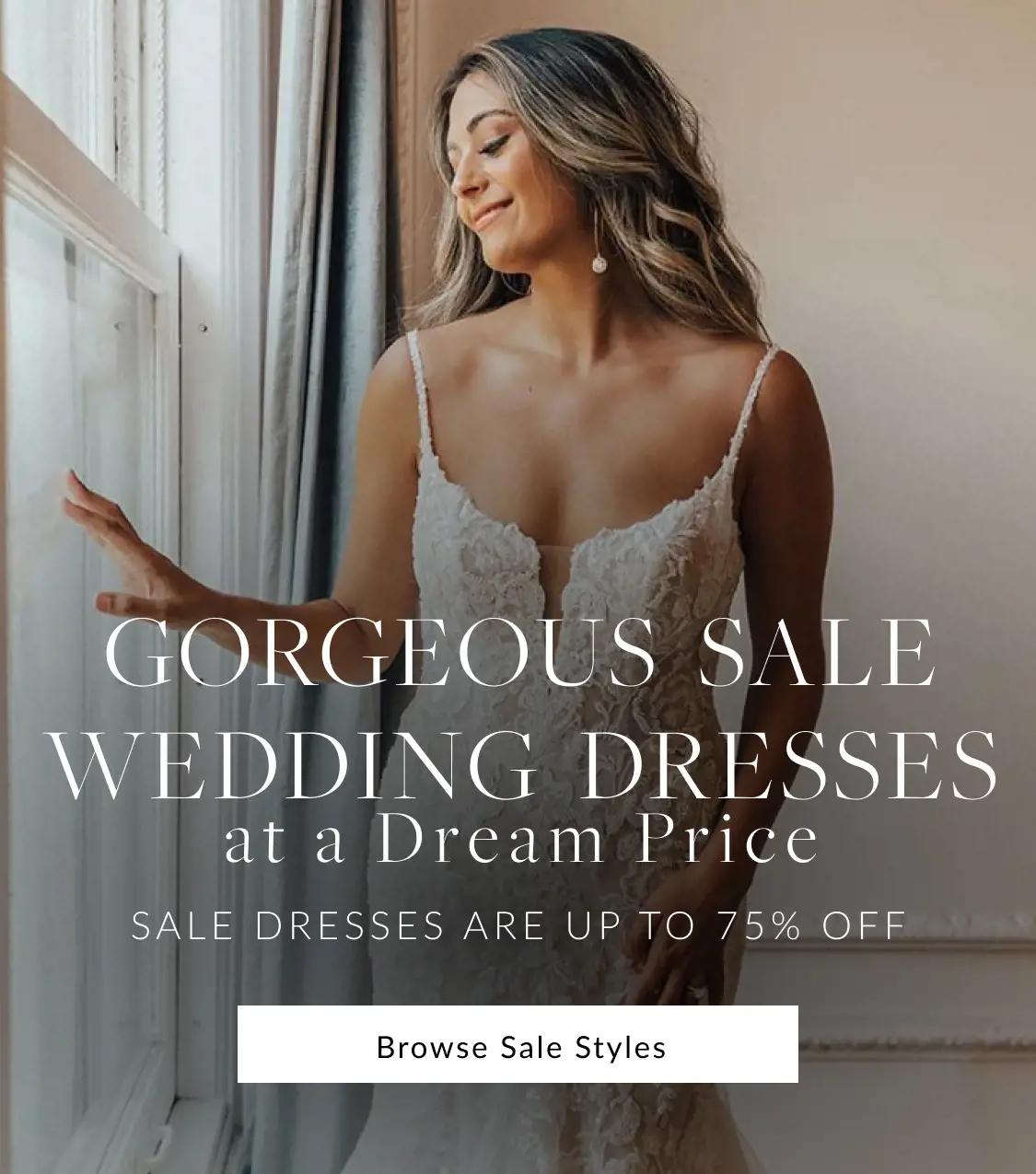 Gorgeous Sale Wedding Dresses at a Dream Price at Isabella Grace in UK
