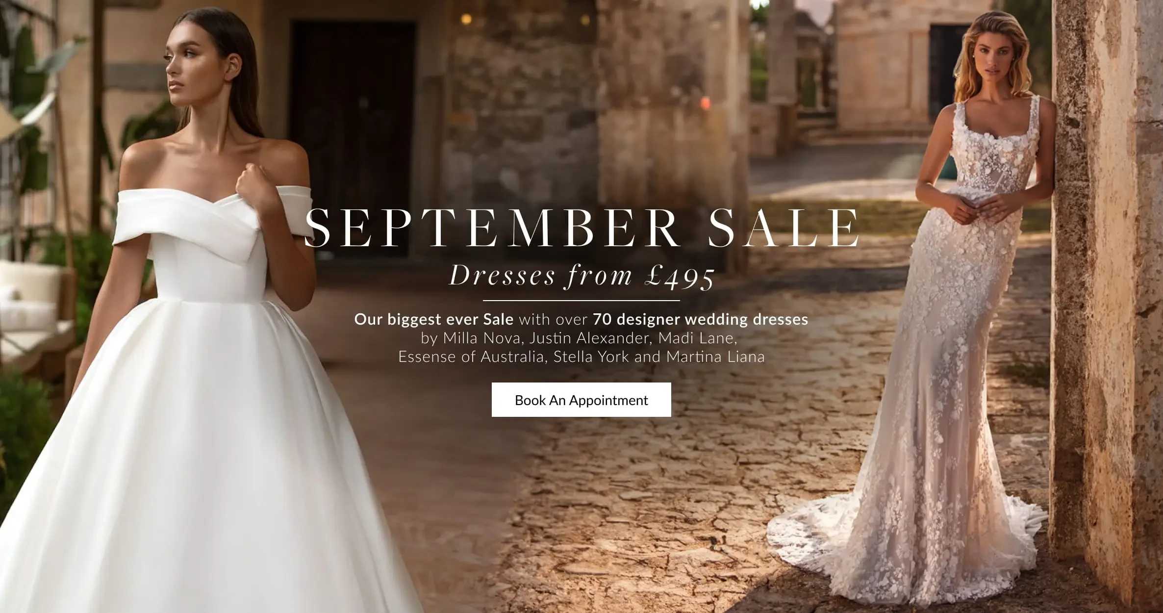 September Sale at Isabella Grace Bridal
