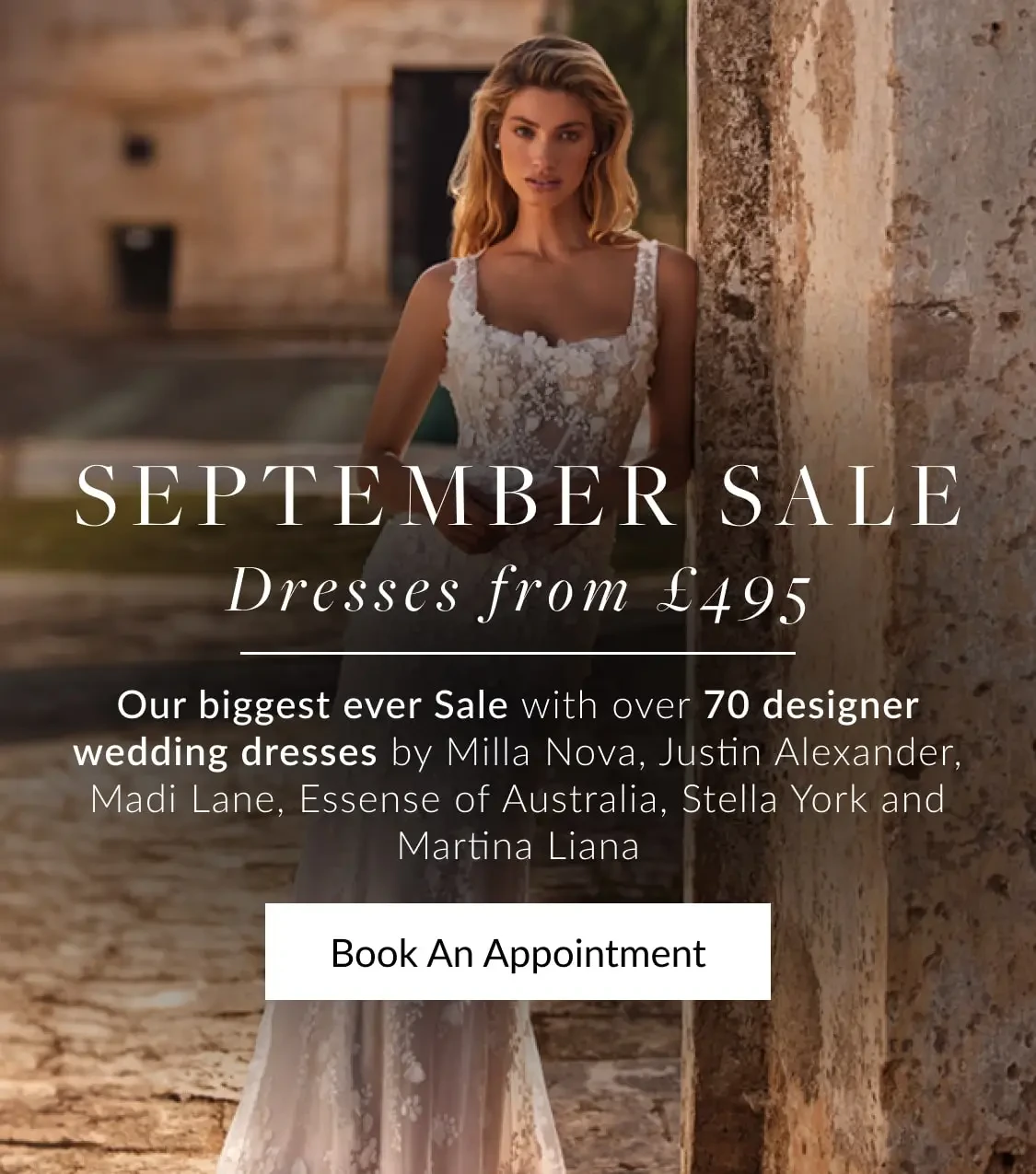 September Sale at Isabella Grace Bridal