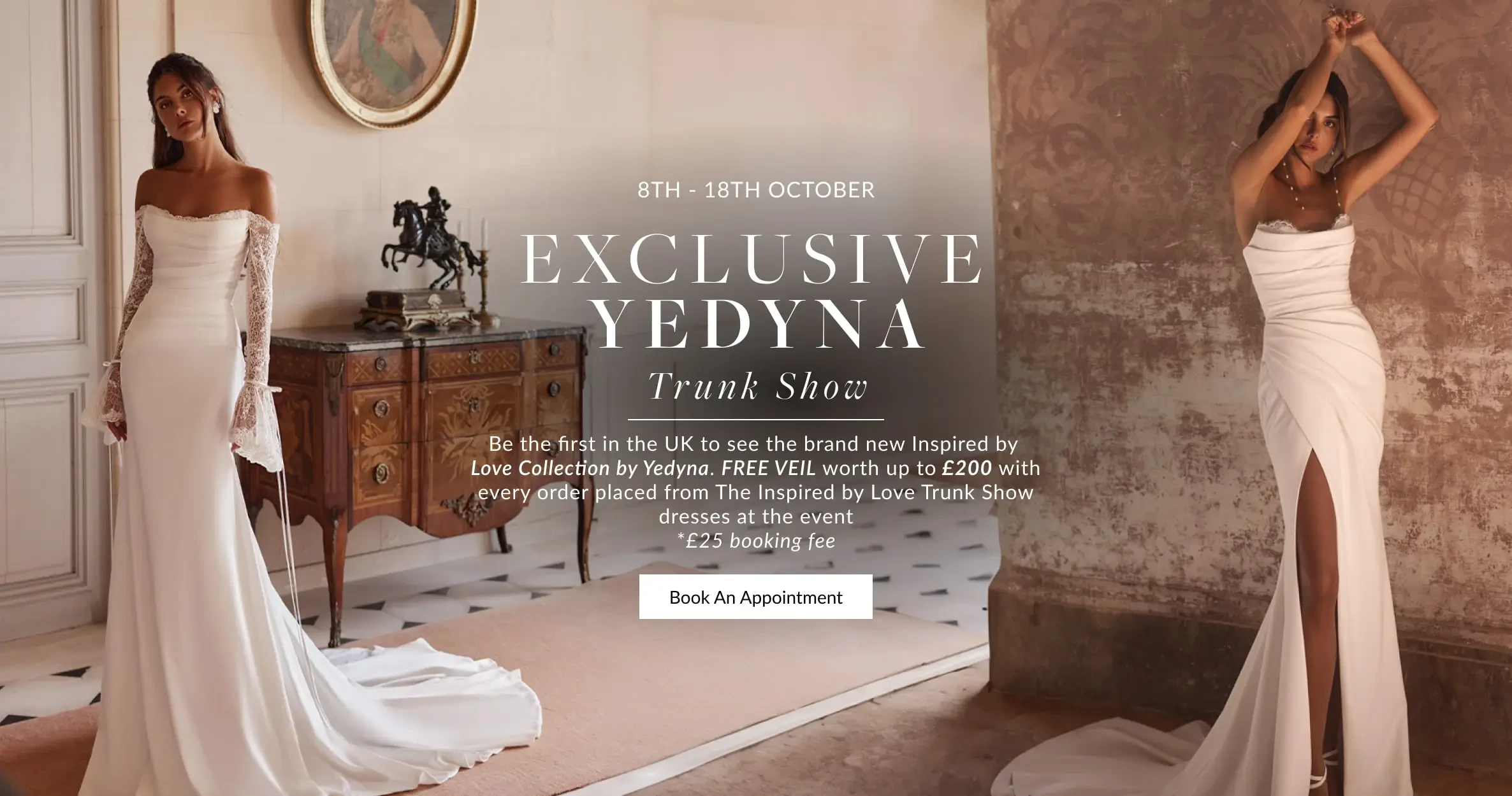 Yedyna Trunk Show at Isabella Grace Bridal in Kent UK
