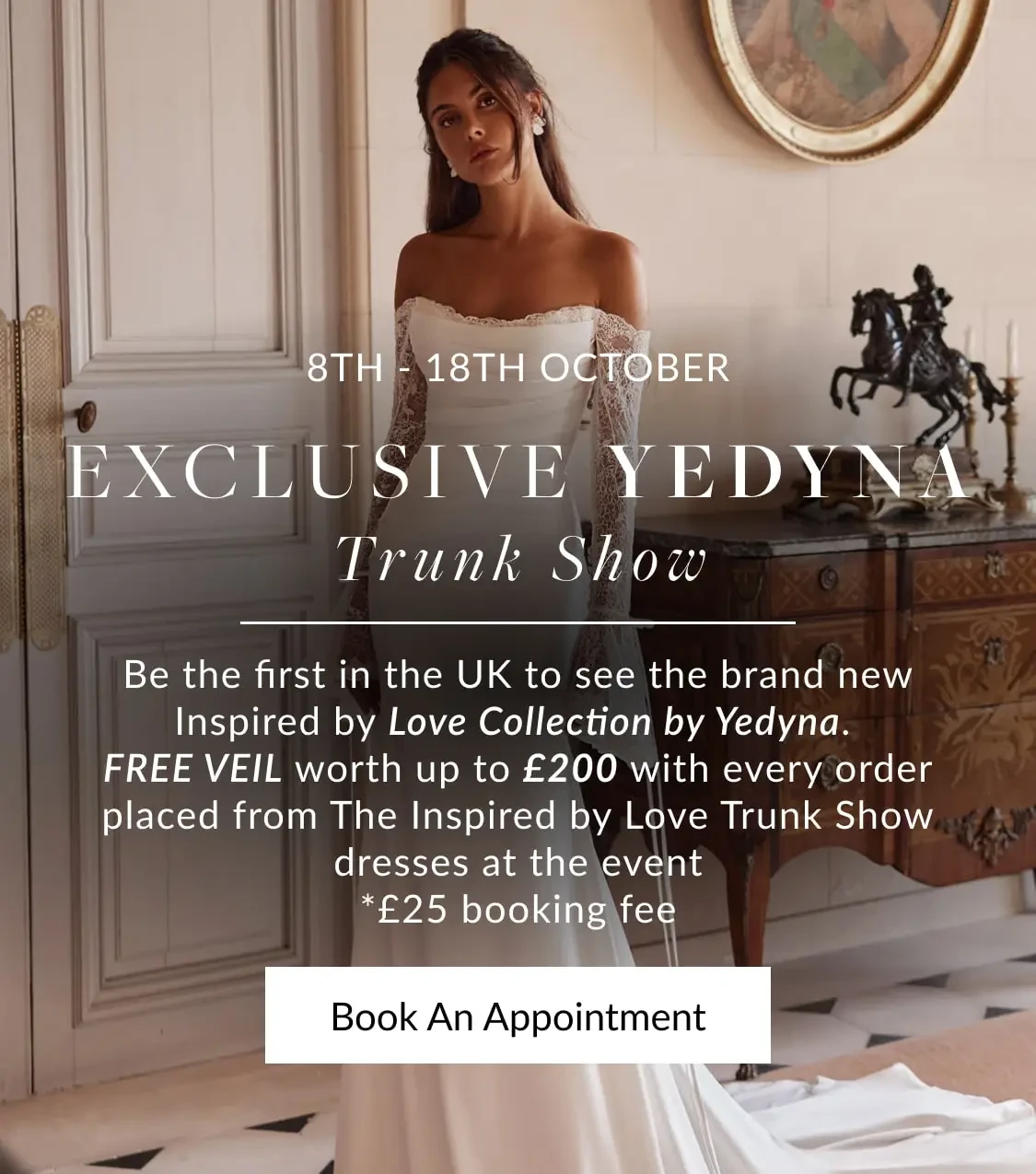 Yedyna Trunk Show at Isabella Grace Bridal in Kent UK