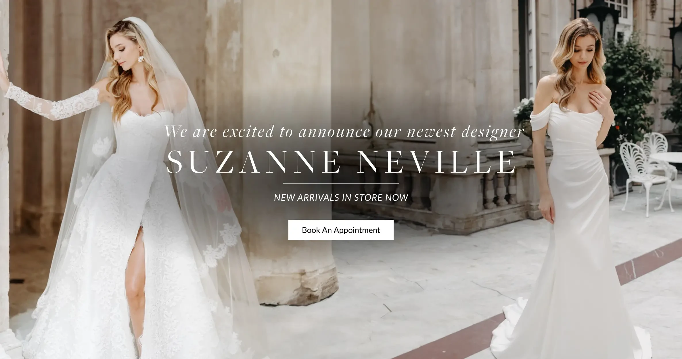 Suzanne Neville wedding dresses at Isabella Grace Bridal