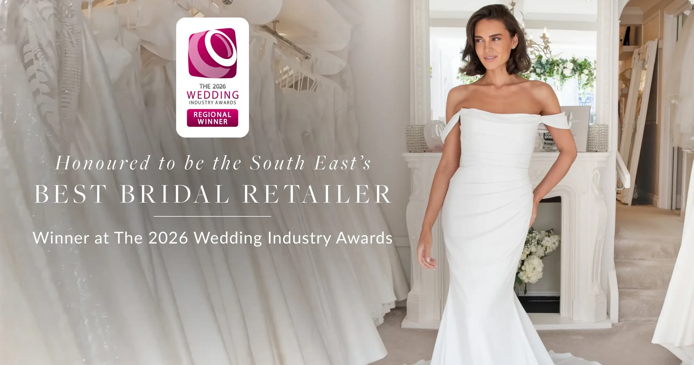 Isabella Grace Bridal winner at the 2026 Wedding Industry Awards