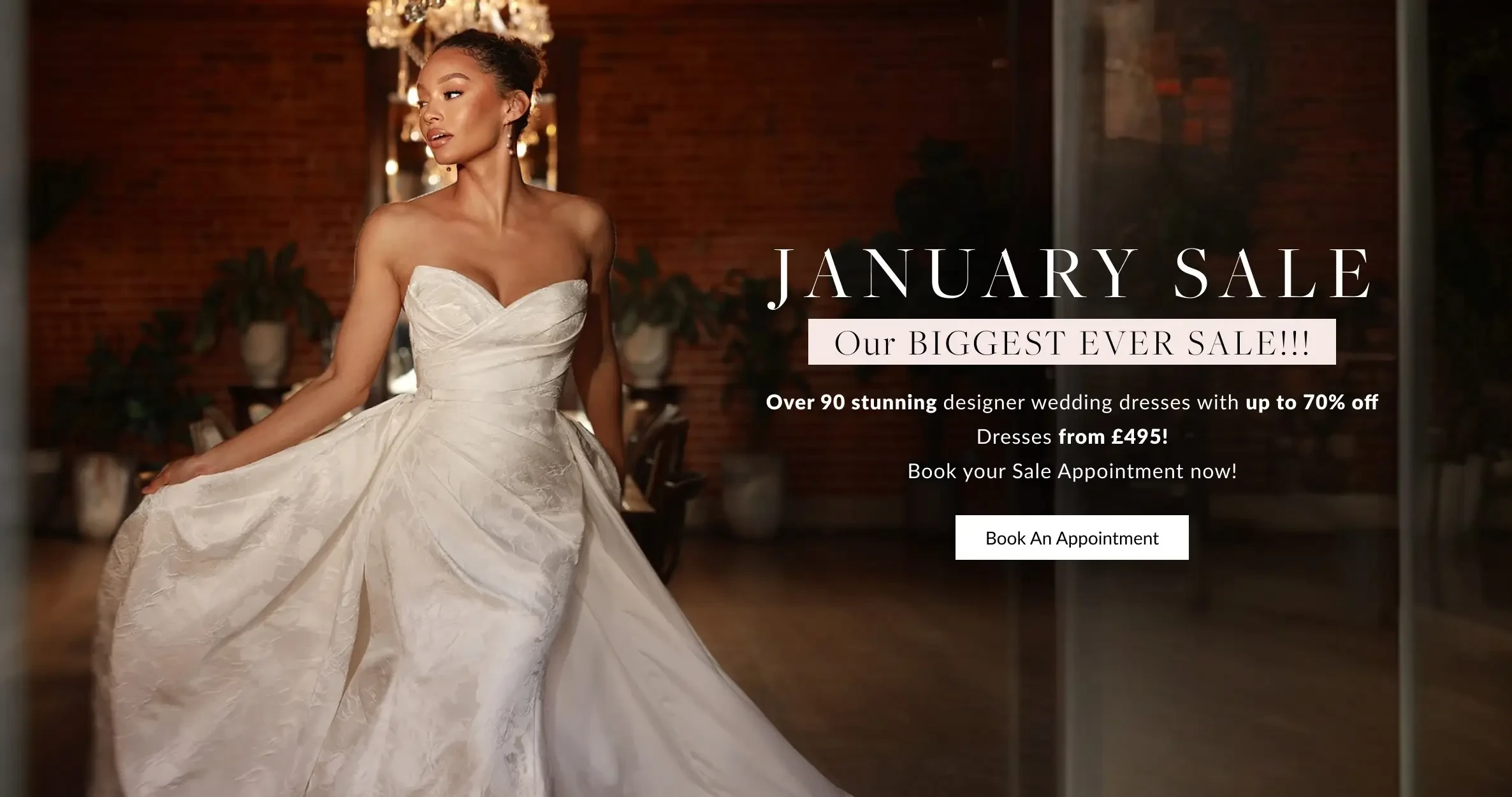 January Bridal Sale at Isabella Grace Bridal in Kent UK
