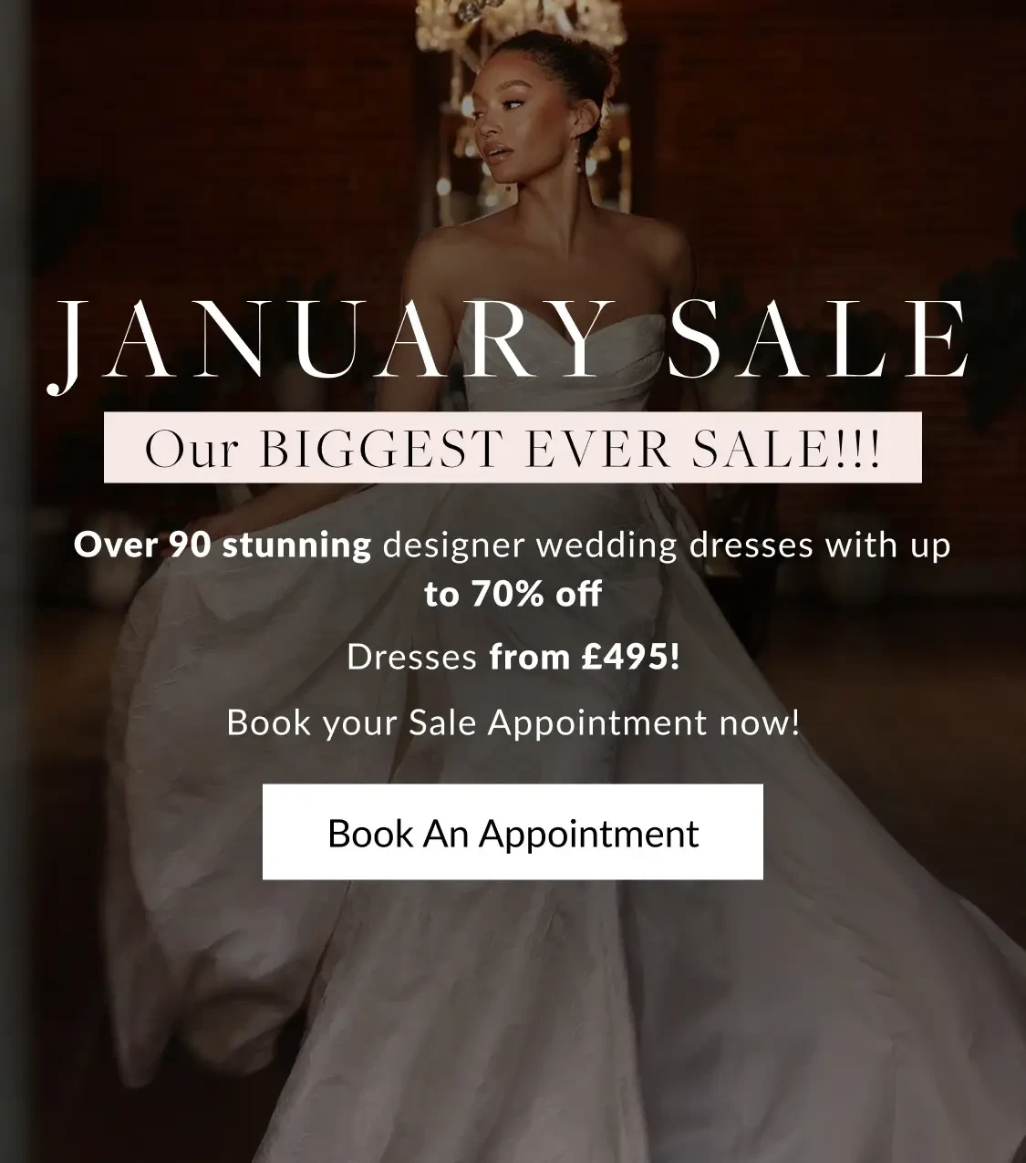 January Bridal Sale at Isabella Grace Bridal in Kent UK