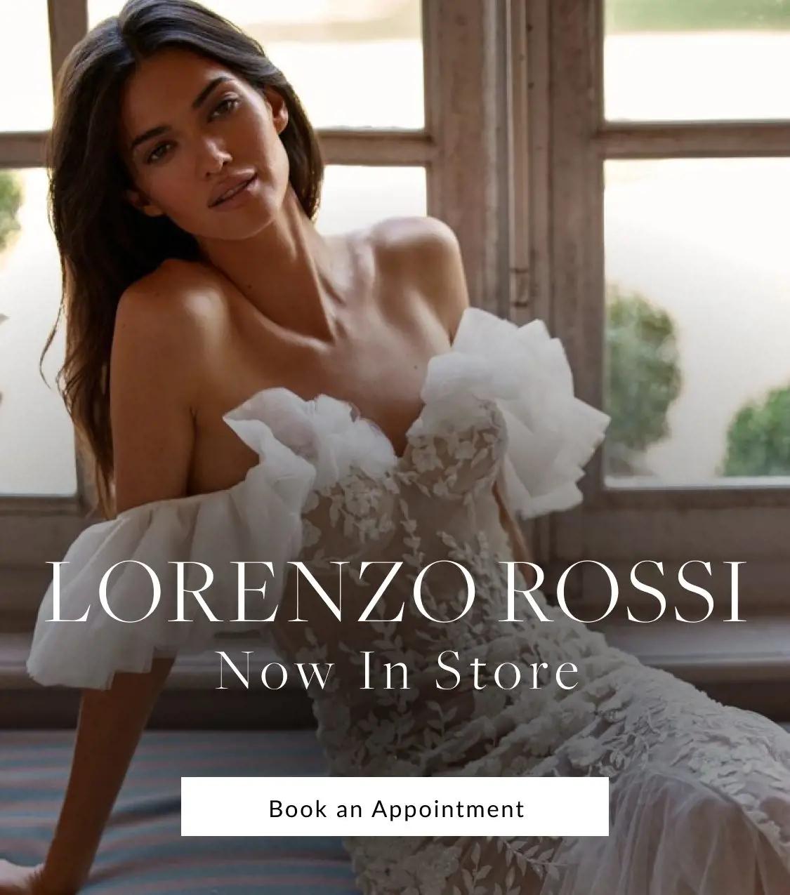 Lorenzo Rossi Wedding Dresses at Isabella Grace in Kent UK